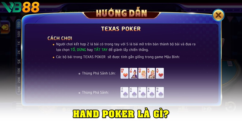 Hand poker là gì?
