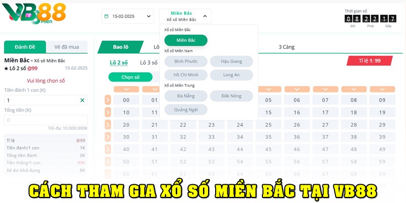 Mấy Giờ Xổ Số Miền Bắc Mở Thưởng? Nắm Bắt Lịch Quay Chi Tiết Tham gia xổ số miền Bắc tại VB88