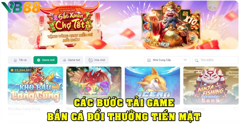 Hướng dẫn tải game bắn cá đổi thưởng tiền mặt siêu tốc